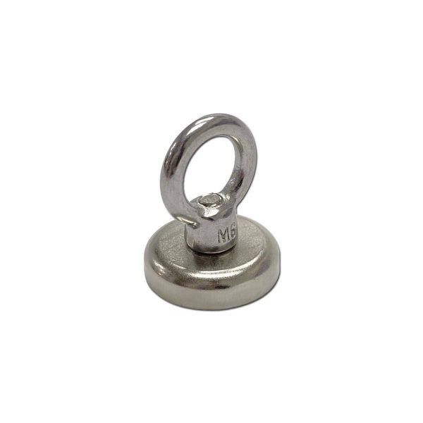 Pot magnet with threaded stud 32 mm 