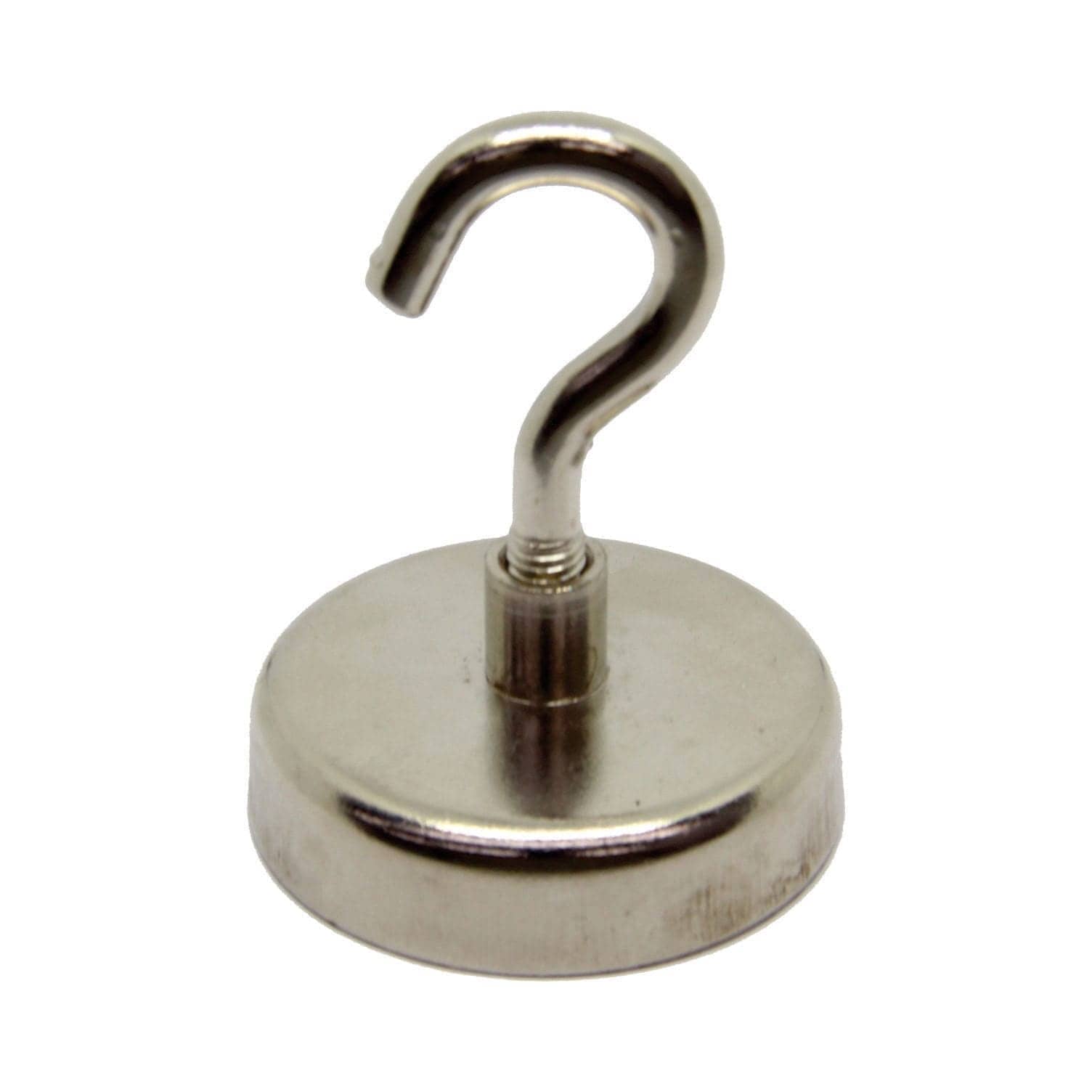 60mm x 15mm Neodymium Pot With Hook - Magnets NZ