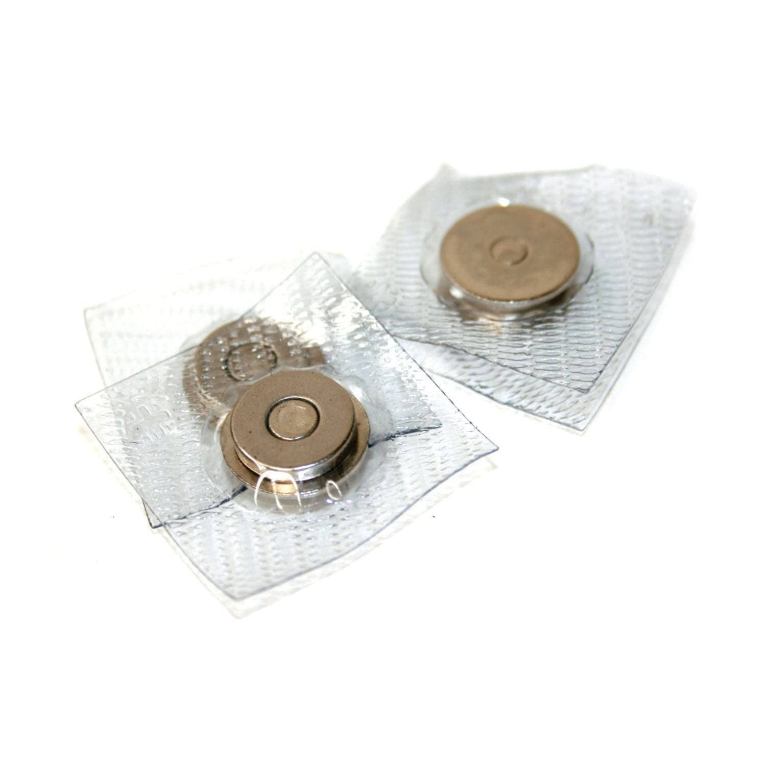New! 6 Magnetic Button Clasp Snaps - Purses, Bags, Clothes - No Tools  Required - Choose Small or Large Magnetic button size: 14mm