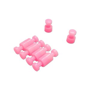 SMALL PINK NEODYMIUM PIN MAGNETS| CARDS OF 10