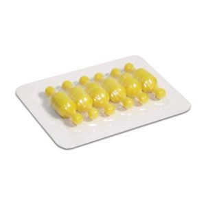 YELLOW NEODYMIUM PIN MAGNETS |CARDS OF 12