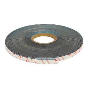 12.5mm x 1mm White Self Adhesive Non-Magnetic Steel Tape