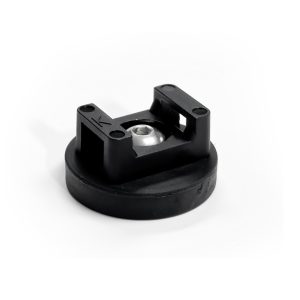 31mm Female Rubber Encased Holding Magnet with Cable Tie Attachment