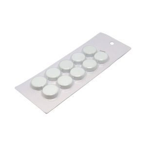 Small White Magnetic Discs | Sold in cards of 10