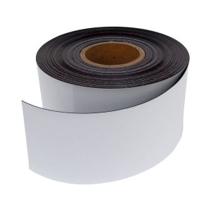 100mm White Magnetic Strip