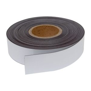 50mm White Magnetic Strip