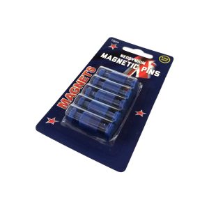 Small Blue Neodymium Pin Magnets| Cards of 10