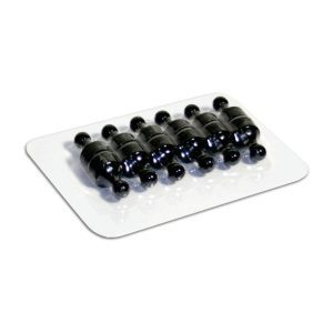 Black Neodymium Pin Magnets | Cards of 12