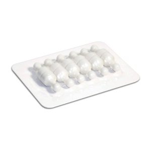 White Neodymium Pin Magnets | Cards of 12