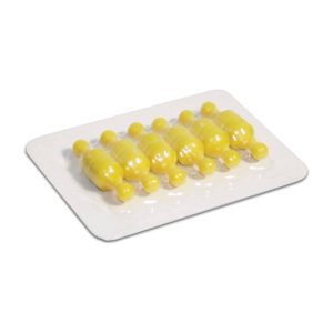 Yellow Neodymium Pin Magnets | Cards of 12