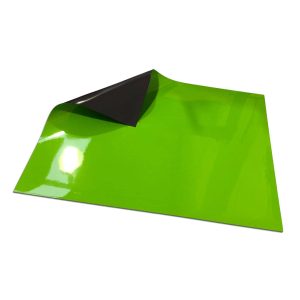 Pre Cut Magnetic Sheeting - Green with Write on/Wipe off Laminate