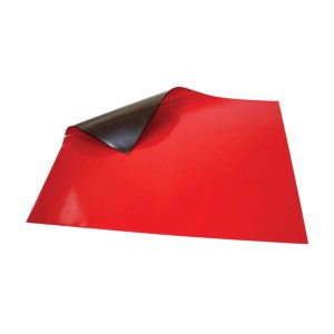 Pre Cut Red Magnetic Sheeting