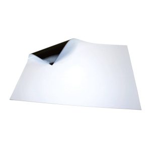 Pre Cut White Magnetic Sheeting