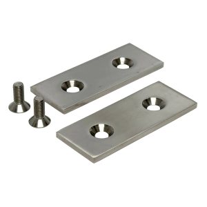 100mm x 40mm Stainless Steel End Plate Set & Bolts