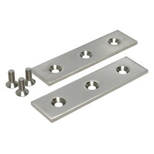 150mm x 40mm Stainless Steel End Plate Set & Bolts