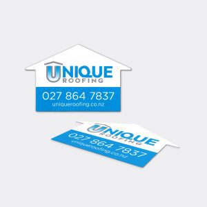 a close-up of a business card