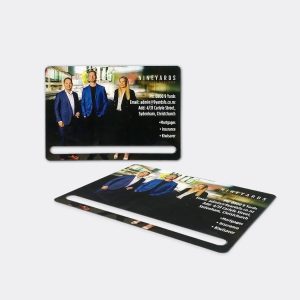 a couple of business cards