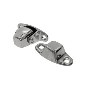 a pair of metal hinge