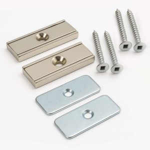 30mm Rectangle Combo Kit (Neodymium Pot, Keeper & Screws)
